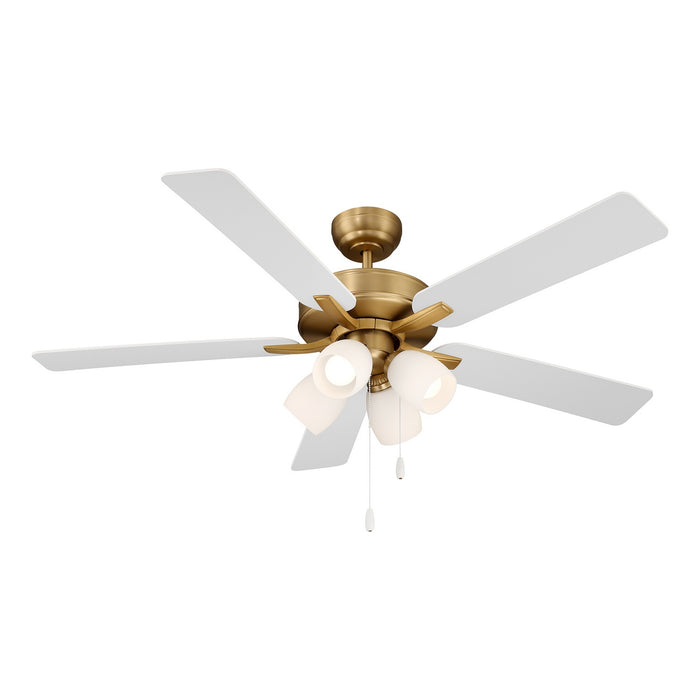 Meridian - M2035NBRV - 52" Ceiling Fan - Natural Brass