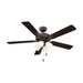 Meridian - M2035ORBRV - 52" Ceiling Fan - Oil Rubbed Bronze