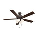Meridian - M2035ORBRV - 52" Ceiling Fan - Oil Rubbed Bronze