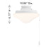 Meridian - M2039WH - LED Fan Light Kit - White