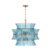 Crystorama - ABI-2005-AG-BL - Eight Light Chandelier - Abigail - Aged Brass
