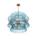 Crystorama - ABI-2005-AG-BL - Eight Light Chandelier - Abigail - Aged Brass