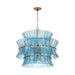 Crystorama - ABI-2005-AG-BL - Eight Light Chandelier - Abigail - Aged Brass
