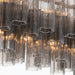 Crystorama - ADD-337-AG-SM - 16 Light Linear Chandelier - Addis - Aged Brass