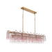 Crystorama - ADD-337-AG-SP - 16 Light Linear Chandelier - Addis - Aged Brass