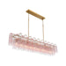 Crystorama - ADD-337-AG-SP - 16 Light Linear Chandelier - Addis - Aged Brass