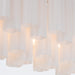 Crystorama - ADD-337-AG-WH - 16 Light Linear Chandelier - Addis - Aged Brass