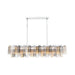 Crystorama - ADD-337-CH-AU - 16 Light Linear Chandelier - Addis - Polished Chrome