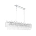 Crystorama - ADD-337-CH-CL - 16 Light Linear Chandelier - Addis - Polished Chrome
