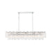 Crystorama - ADD-337-CH-CL - 16 Light Linear Chandelier - Addis - Polished Chrome