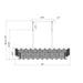 Crystorama - ADD-337-CH-CL - 16 Light Linear Chandelier - Addis - Polished Chrome