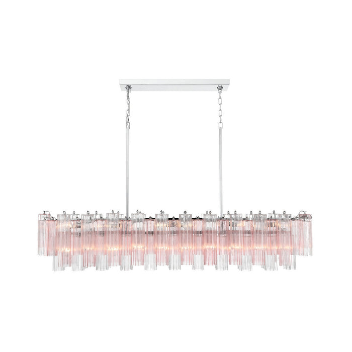 Crystorama - ADD-337-CH-SP - 16 Light Linear Chandelier - Addis - Polished Chrome