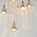 Crystorama - ADD-405-AG-CL - LED Pendant - Addis - Aged Brass