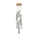 Crystorama - ADD-405-AG-SM - LED Pendant - Addis - Aged Brass
