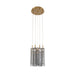 Crystorama - ADD-405-AG-SM - LED Pendant - Addis - Aged Brass