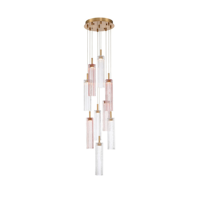 Crystorama - ADD-405-AG-SP - LED Pendant - Addis - Aged Brass