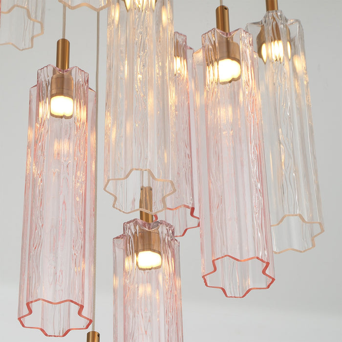 Crystorama - ADD-405-AG-SP - LED Pendant - Addis - Aged Brass