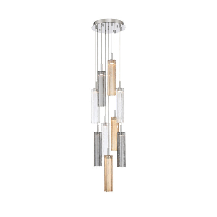 Crystorama - ADD-405-CH-AU - LED Pendant - Addis - Polished Chrome
