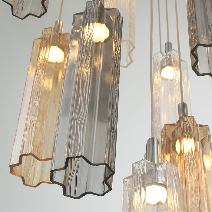 Crystorama - ADD-405-CH-AU - LED Pendant - Addis - Polished Chrome