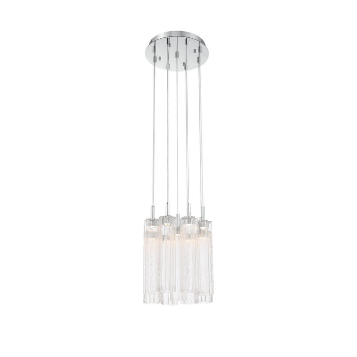 Crystorama - ADD-405-CH-CL - LED Pendant - Addis - Polished Chrome