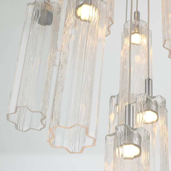 Crystorama - ADD-405-CH-CL - LED Pendant - Addis - Polished Chrome