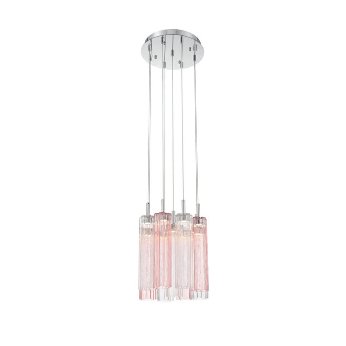 Crystorama - ADD-405-CH-SP - LED Pendant - Addis - Polished Chrome