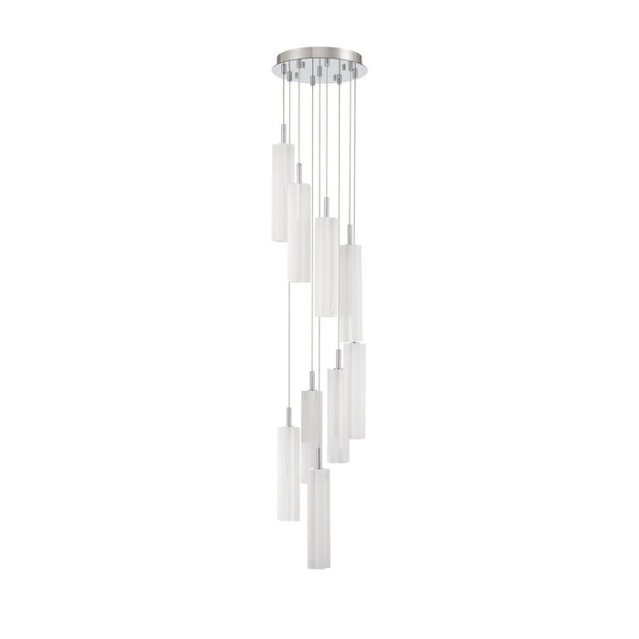 Crystorama - ADD-405-CH-WH - LED Pendant - Addis - Polished Chrome