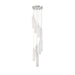 Crystorama - ADD-405-CH-WH - LED Pendant - Addis - Polished Chrome