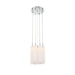 Crystorama - ADD-405-CH-WH - LED Pendant - Addis - Polished Chrome
