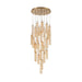 Crystorama - ADD-415-AG-AM - LED Pendant - Addis - Aged Brass