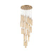 Crystorama - ADD-415-AG-AM - LED Pendant - Addis - Aged Brass
