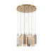 Crystorama - ADD-415-AG-AU - LED Pendant - Addis - Aged Brass