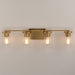 Maxim - 10464CDNAB - Four Light Bath Vanity - Livingston - Natural Aged Brass