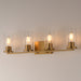Maxim - 10464CDNAB - Four Light Bath Vanity - Livingston - Natural Aged Brass