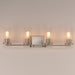 Maxim - 10464CDSN - Four Light Bath Vanity - Livingston - Satin Nickel