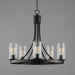 Maxim - 10465CDBK - Five Light Chandelier - Livingston - Black