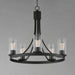 Maxim - 10465CDBK - Five Light Chandelier - Livingston - Black
