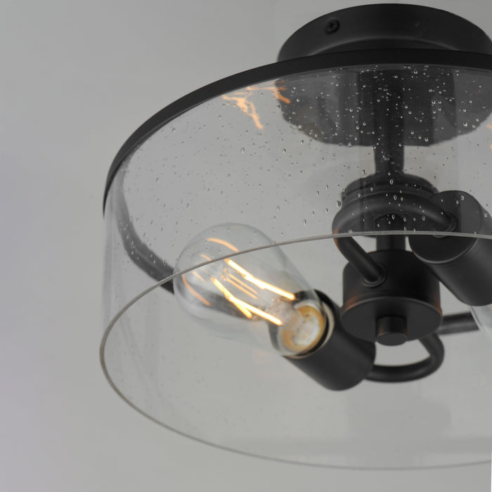 Maxim - 10469CDBK - Two Light Semi-Flush Mount - Livingston - Black