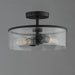 Maxim - 10469CDBK - Two Light Semi-Flush Mount - Livingston - Black