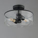 Maxim - 10469CDBK - Two Light Semi-Flush Mount - Livingston - Black