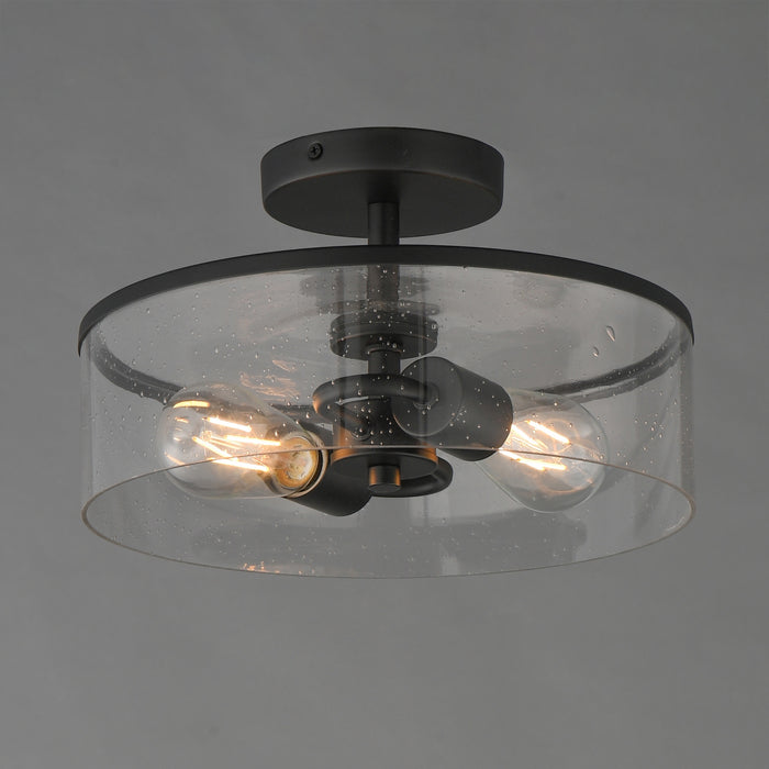 Maxim - 10469CDBK - Two Light Semi-Flush Mount - Livingston - Black