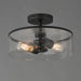 Maxim - 10469CDBK - Two Light Semi-Flush Mount - Livingston - Black