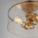 Maxim - 10469CDNAB - Two Light Semi-Flush Mount - Livingston - Natural Aged Brass