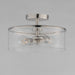 Maxim - 10469CDSN - Two Light Semi-Flush Mount - Livingston - Satin Nickel