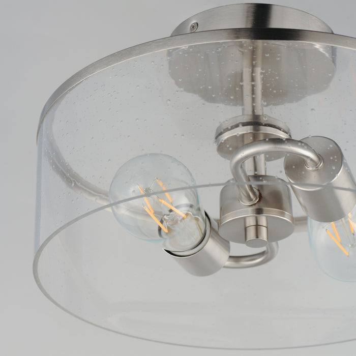 Maxim - 10469CDSN - Two Light Semi-Flush Mount - Livingston - Satin Nickel