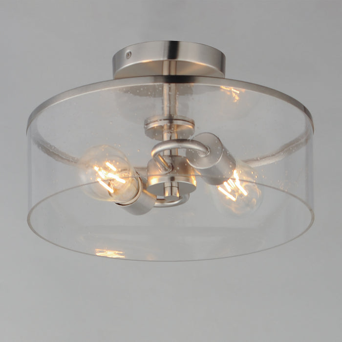 Maxim - 10469CDSN - Two Light Semi-Flush Mount - Livingston - Satin Nickel
