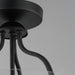 Maxim - 5681CLBK - One Light Semi-Flush Mount - Bellmore - Black