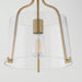 Maxim - 5681CLNAB - One Light Semi-Flush Mount - Bellmore - Natural Aged Brass