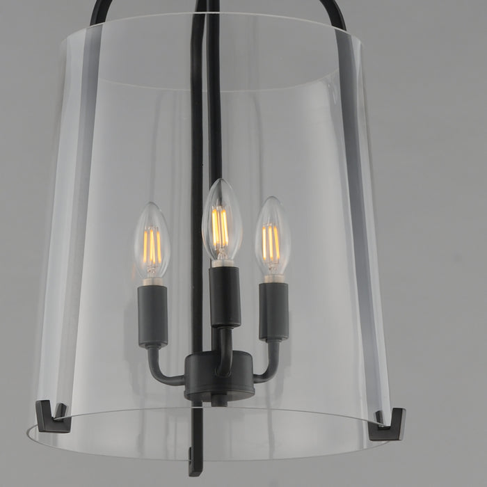 Maxim - 5683CLBK - Three Light Foyer Pendant - Bellmore - Black