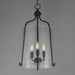 Maxim - 5683CLBK - Three Light Foyer Pendant - Bellmore - Black